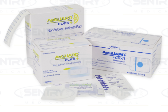 ASGUARD Flex + Non-Woven Island Dressing Sterile